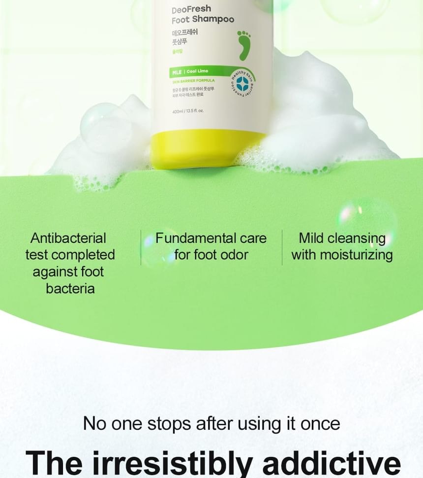 Derma: B - DeoFresh Foot Shampoo - 3 Types (Forest)