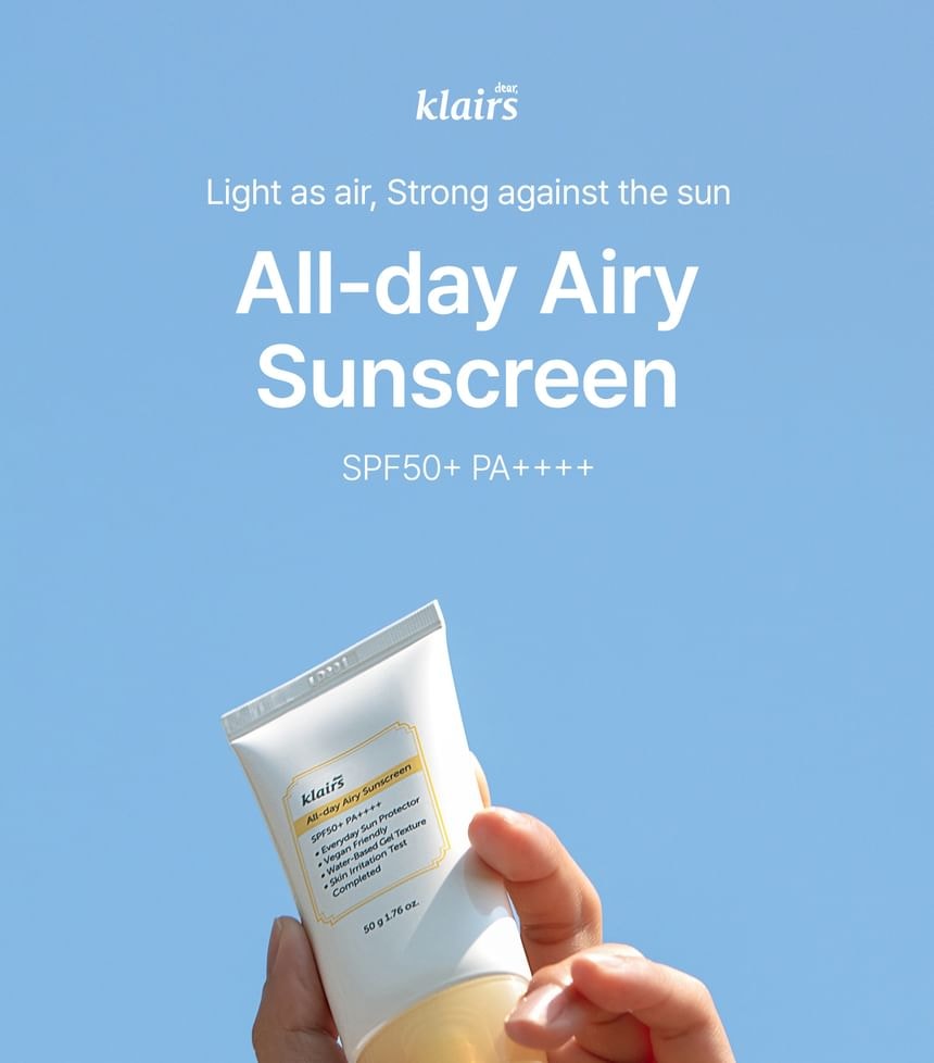 Dear, Klairs - All-day Airy Sunscreen