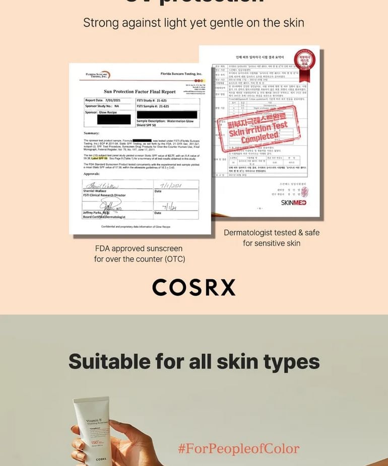 COSRX - Vitamin E Vitalizing Sunscreen
