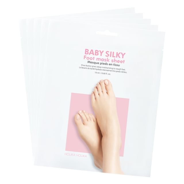 HOLIKA HOLIKA - Baby Silky Foot Mask Sheet Set 5 pcs