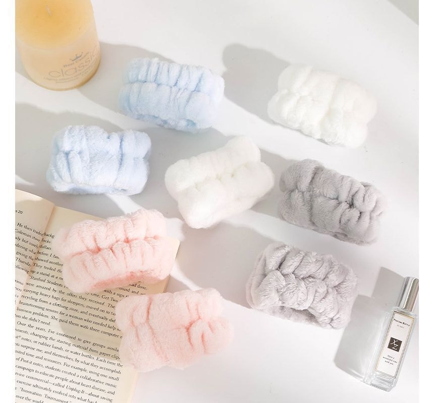 NEJA - Set of 2: Coral Fleece Face Wash Wrist Band