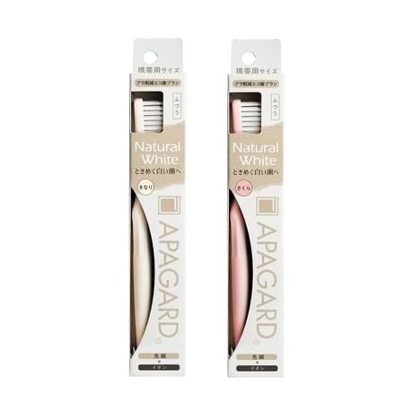 APAGARD - Eco Natural White Toothbrush S (1 pc - Random Color)