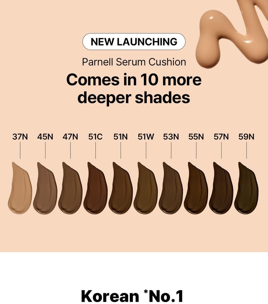 Parnell - Cicamanu Serum Cushion - 40 Colors