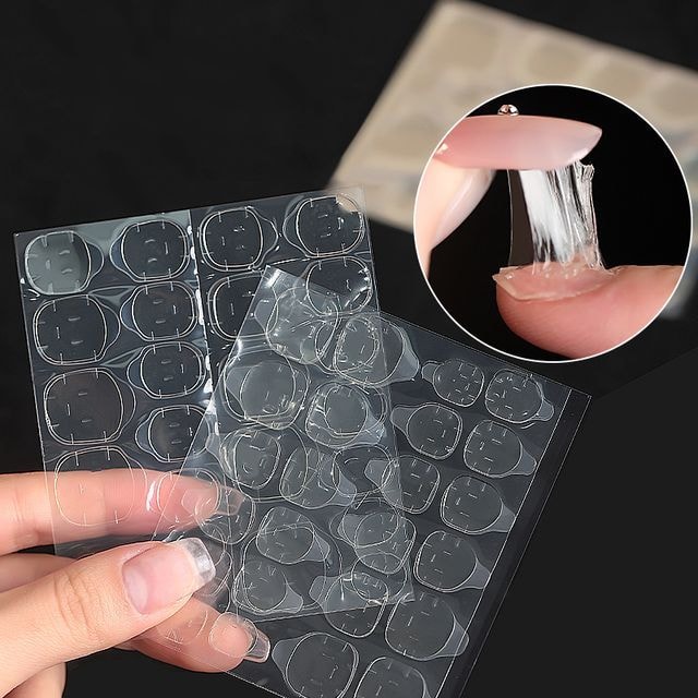 Padoma - Disposable Nail Art Double Side Adhesive Tab (various designs)