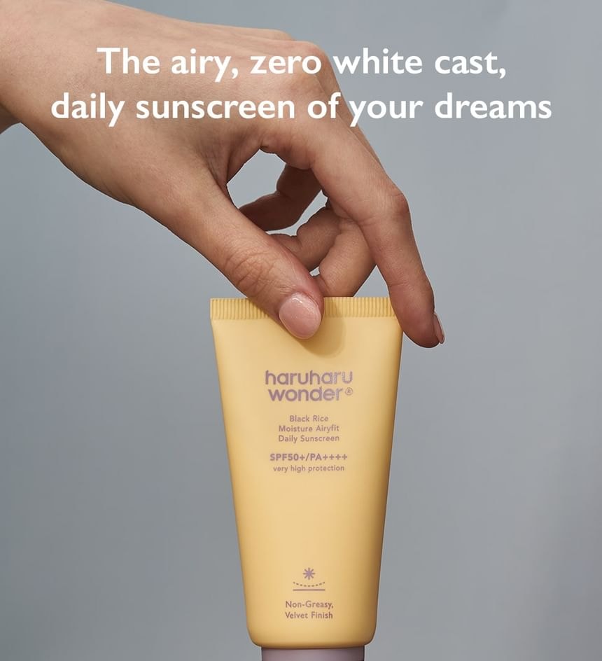 haruharu wonder - Black Rice Moisture Airyfit Sunscreen
