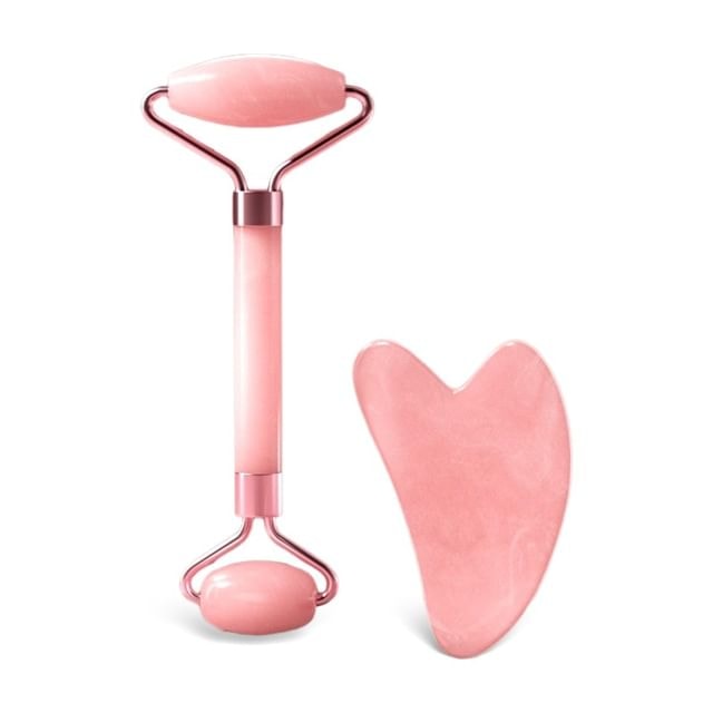 Fondes - Resin Face Massage Roller / Gua Sha Scraper / Set