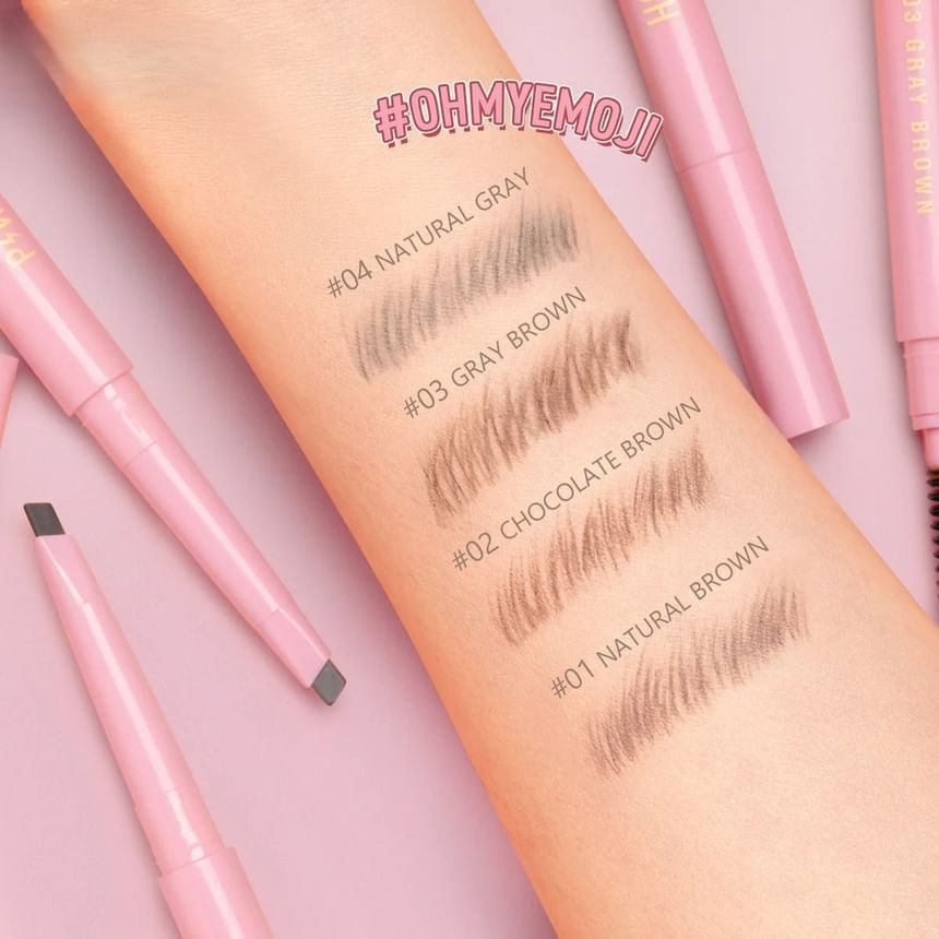 PINKFLASH - Waterproof Auto Eyebrow Pencil - 4 colours