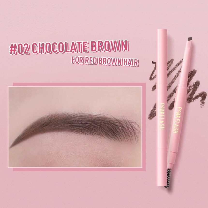 PINKFLASH - Waterproof Auto Eyebrow Pencil - 4 colours