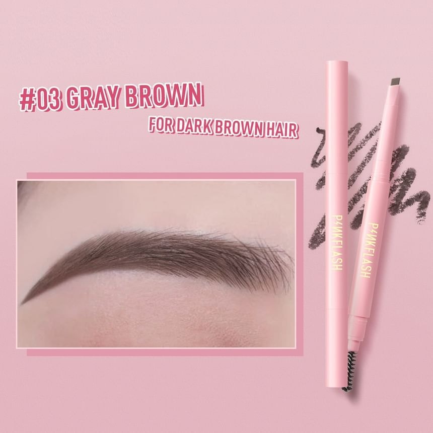 PINKFLASH - Waterproof Auto Eyebrow Pencil - 4 colours