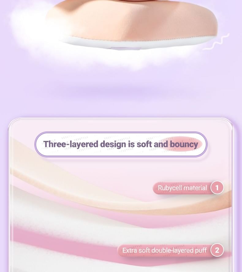Puremantis - Set of 2: Marshmallow Cushion Puff