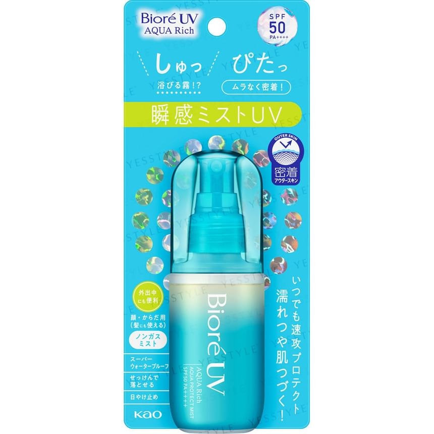 Kao - Biore UV Aqua Rich Aqua Protect Mist SPF 50 PA++++
