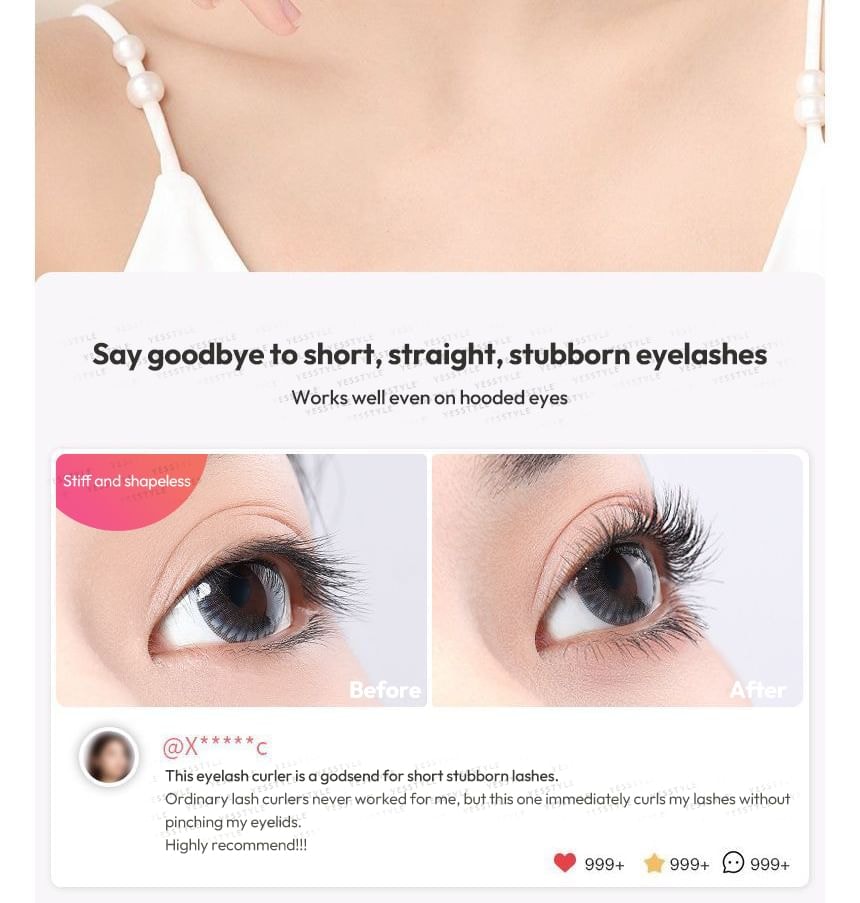 Puremantis - Plastic Eyelash Curler (various designs)