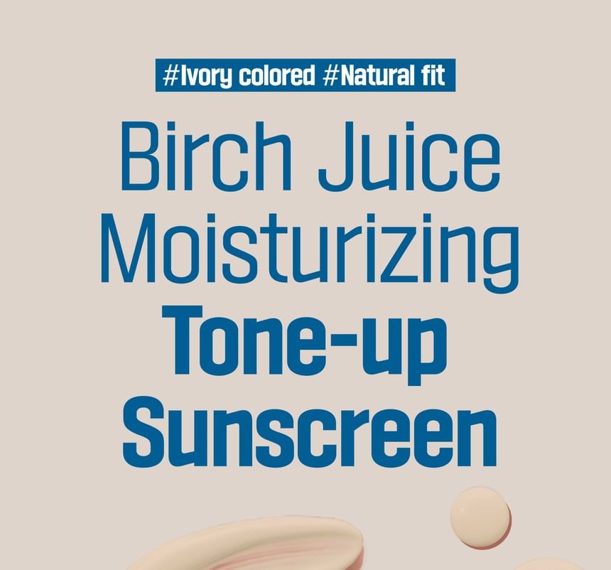 ROUND LAB - Birch Juice Moisturizing Tone Up Sunscreen