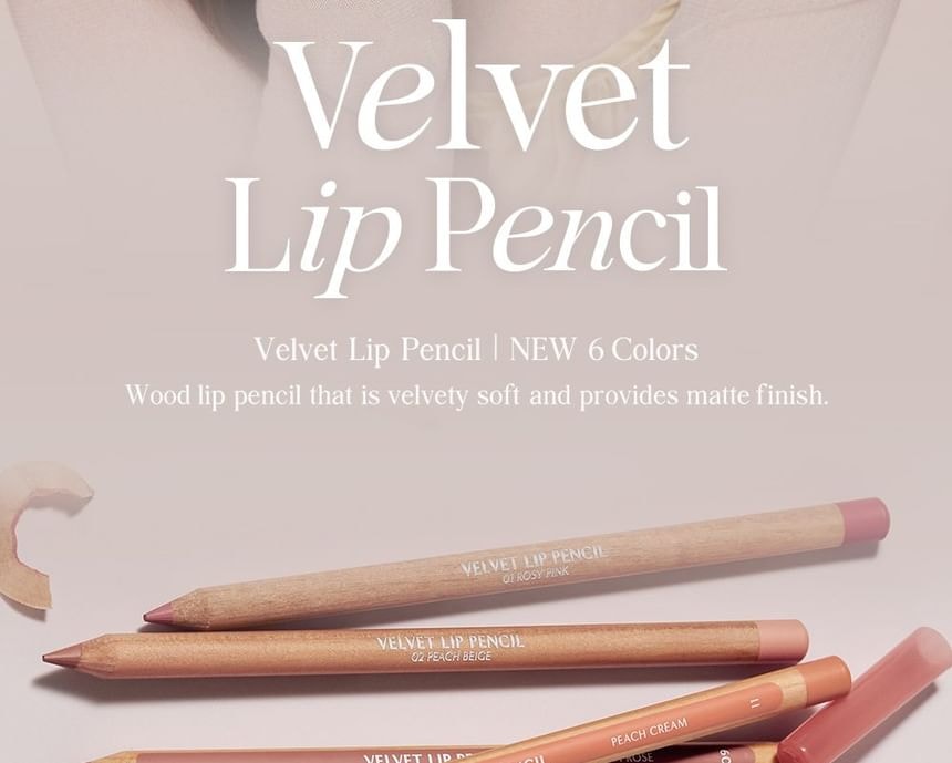 CLIO - Velvet Lip Pencil Set - 12 Colors
