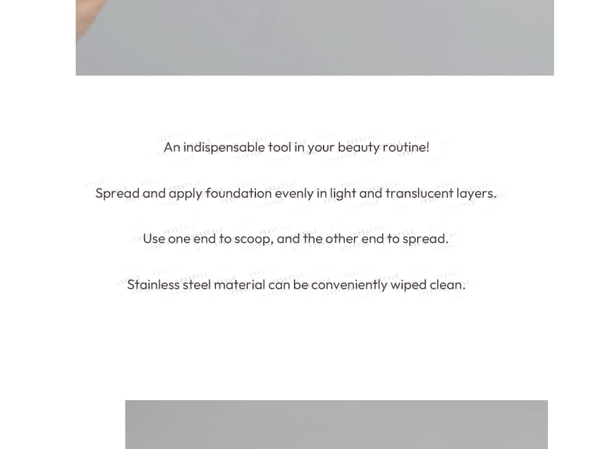 denivyse - Stainless Steel Makeup Spatula
