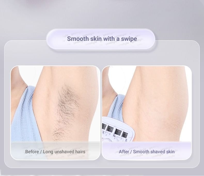 Puremantis - Body Razor / Replacement Blade / Case / Set