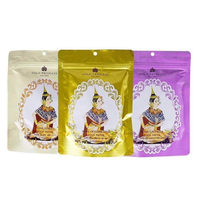 Gold Princess - Royal Foot Patch (Lavender - 10 pcs)