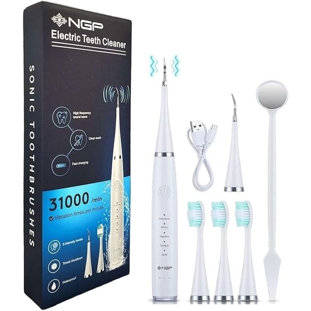 HOMTEC - USB Rechargeable Electric Toothbrush with Hydro Floss