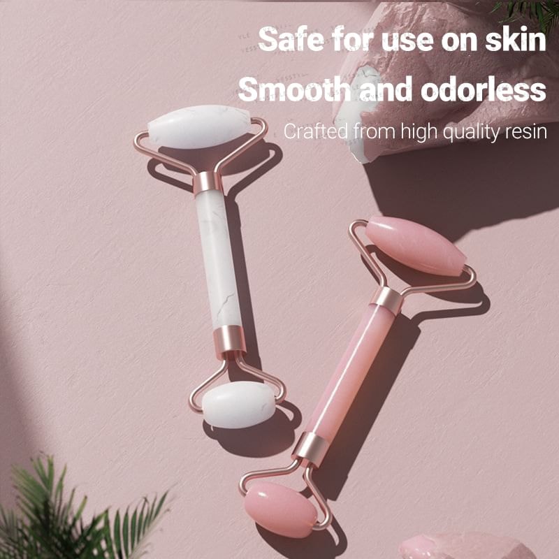 Buttermilk - Resin Face Massage Roller / Gua Sha Scraper