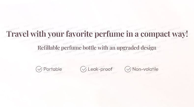 SIMBLER - Travel Fragrance Spray Bottle (Various Designs)
