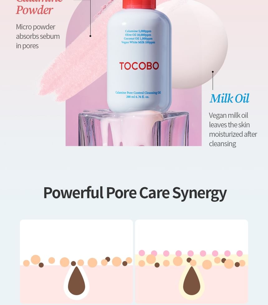 TOCOBO - Calamine Pore Control Cleansing Oil