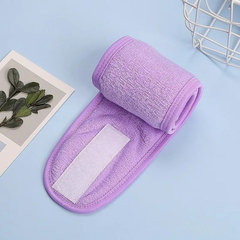 Miumi - Plain Self Adhesive Face Wash Headband