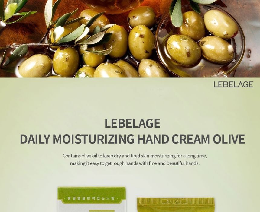 LEBELAGE - Daily Moisturizing Hand Cream - 5 Types (Snail)