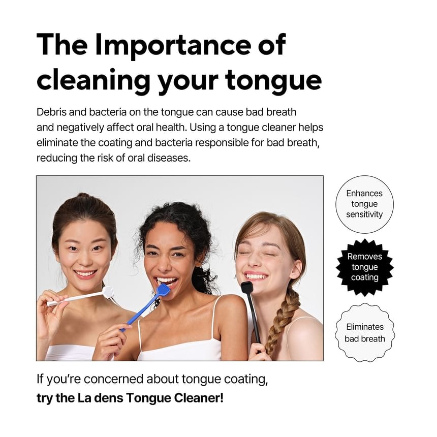Parnell - La dens Better Tongue Cleaner - 4 Colors (White)
