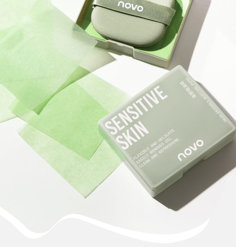 NOVO - Skin-Friendly Blotting Paper (with Mirror) / Refill