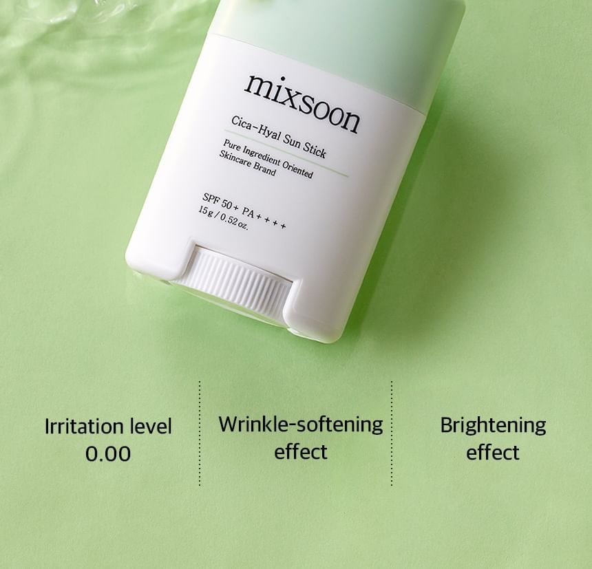 mixsoon - Cica-Hyal Sun Stick (15g)