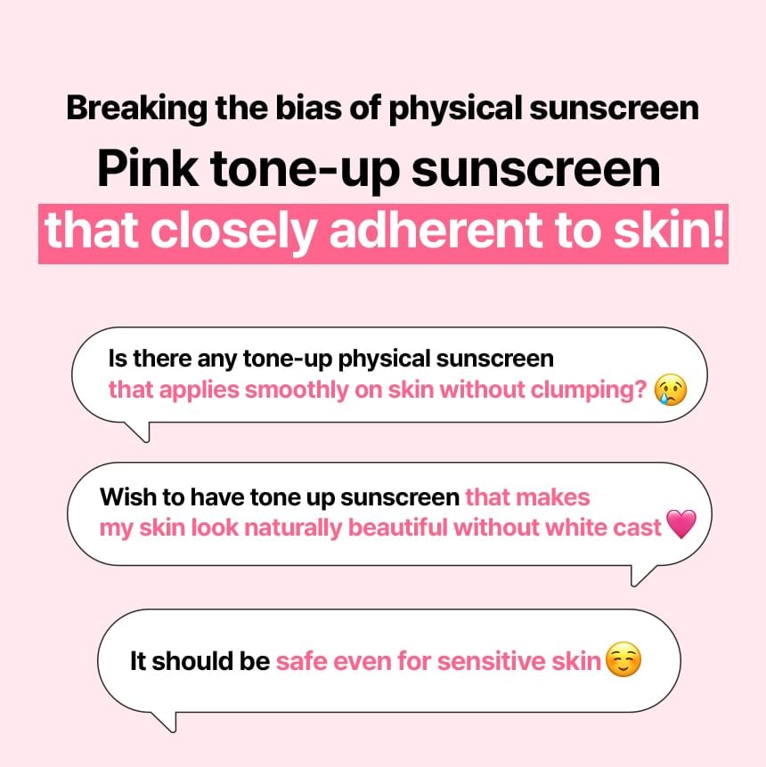 make p:rem - Soothing Pink Tone Up Sun Cream