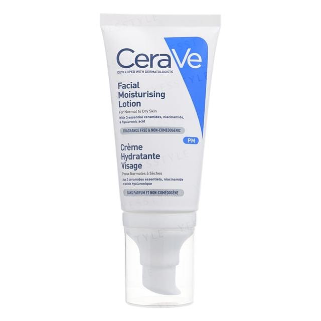 CeraVe - PM Facial Moisturising Lotion For Normal To Dry Skin