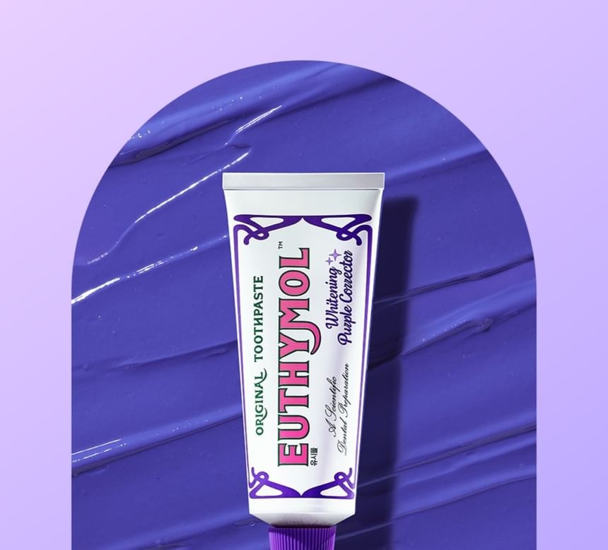 EUTHYMOL - Original Toothpaste Whitening Purple Corrector