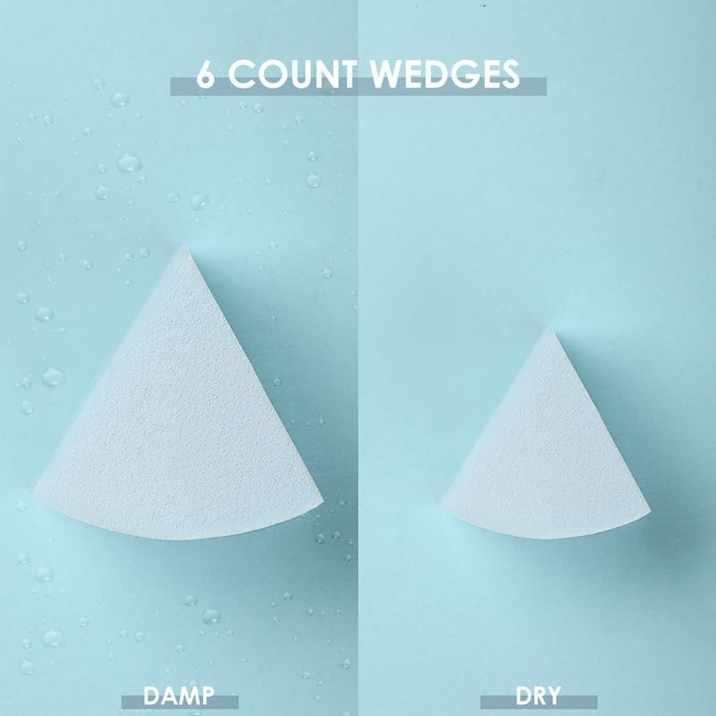FOCALLURE - Match Max Make Up Sponge - 6 Count Wedges