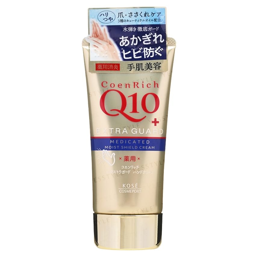 Kose - CoenRich Q10 Extra Guard Moist Shield Hand Cream (80g)