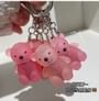 Art Value - Cute Bear Keychain Velvet Lip Mud - 6 Colors