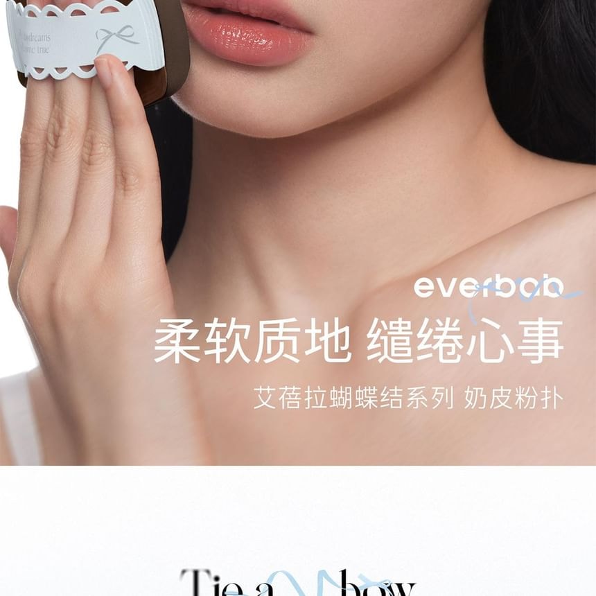 everbab - Bow Series Milk Skin Air Cushion Puff Set