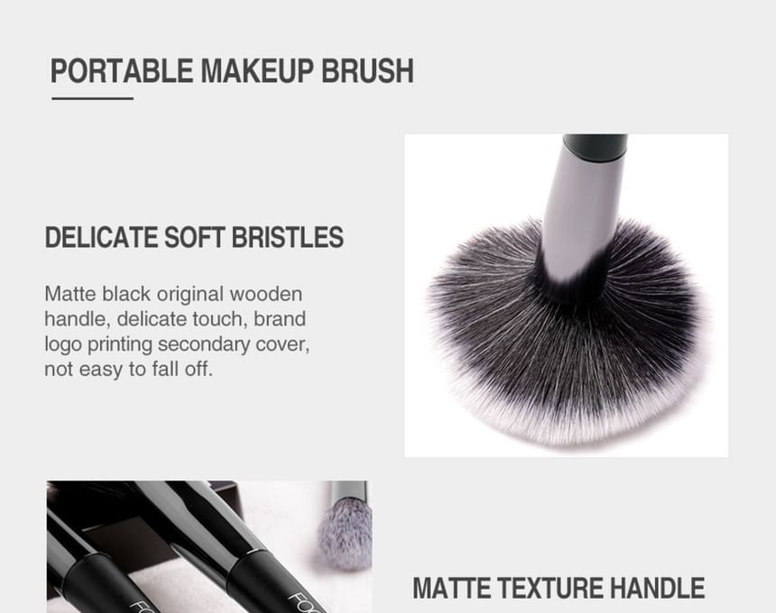 FOCALLURE - 6 pcs Makeup Brush Set
