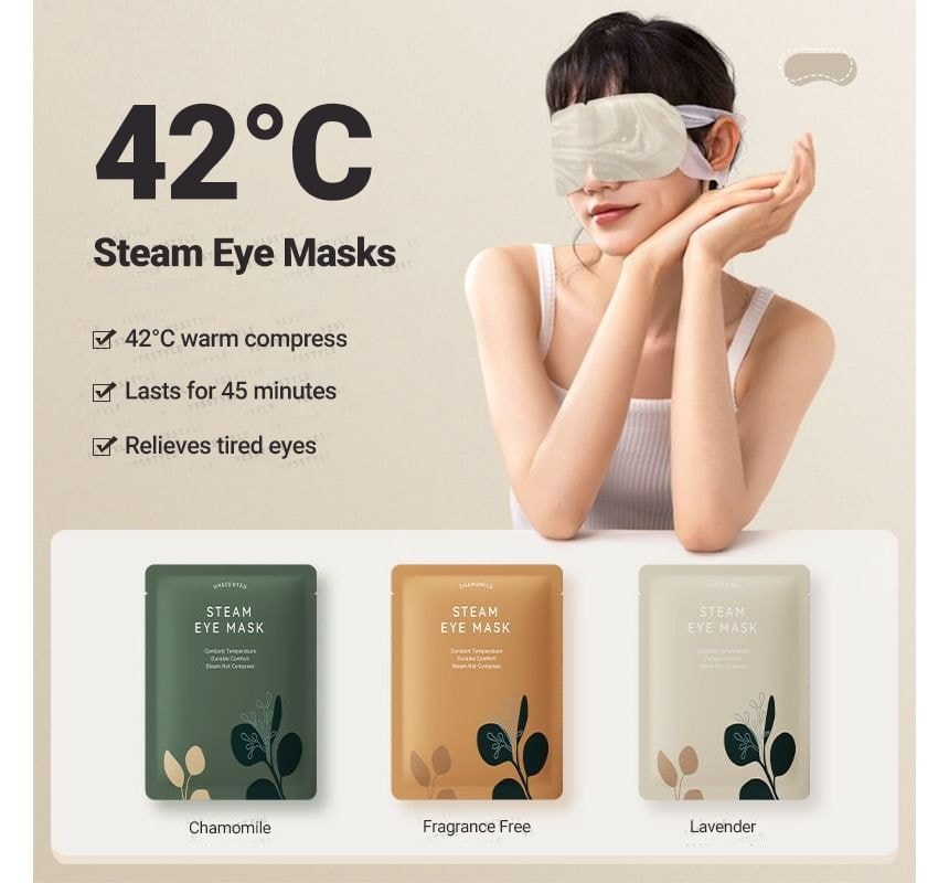 Buttermilk - Set of 10: Steam Eye Masks