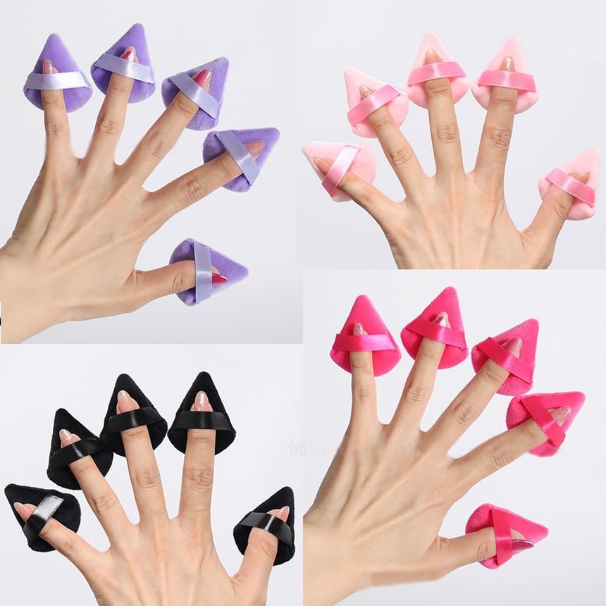 Stapi - Set of 5 - Mini Finger Velvet Powder Puff