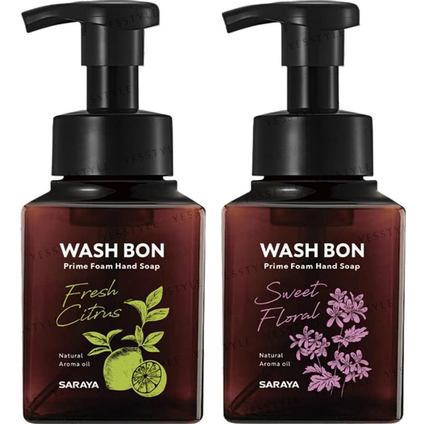 SARAYA - Wash Bon Prime Foam Hand Soap (Sweet Floral 280ml)