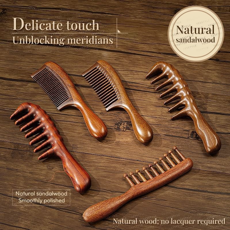 Vaje - Wooden Hair Comb