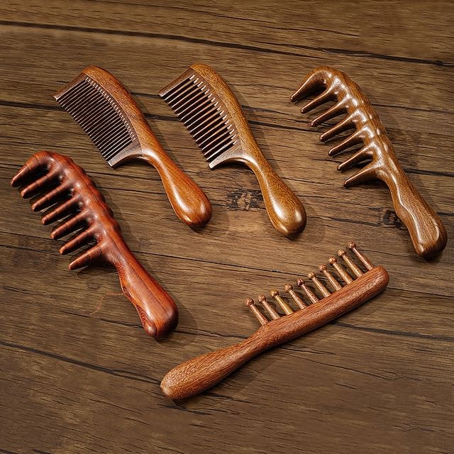 Vaje - Wooden Hair Comb