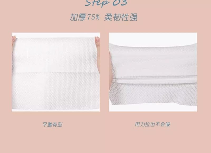COLORROSE - Peach Disposable Face Towel