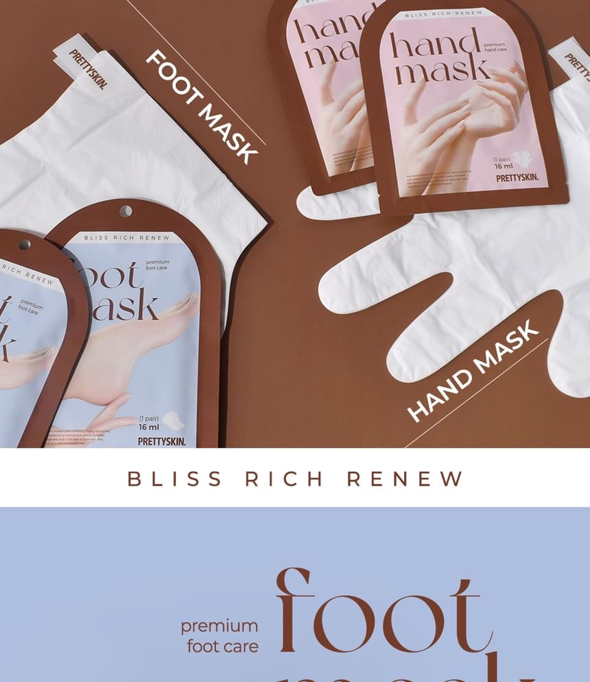 Pretty skin - Bliss Rich Renew Foot Mask (16ml x 1 pair)