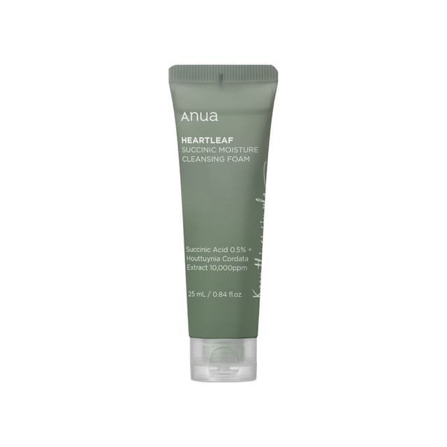 Anua - Heartleaf Succinic Moisture Cleansing Foam Mini