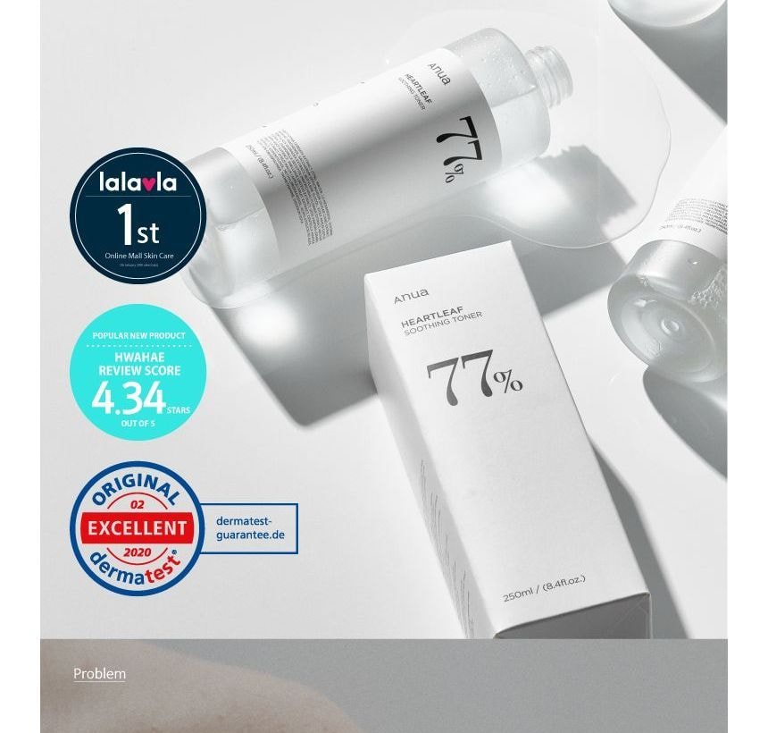 Anua - Heartleaf 77% Soothing Toner Mini