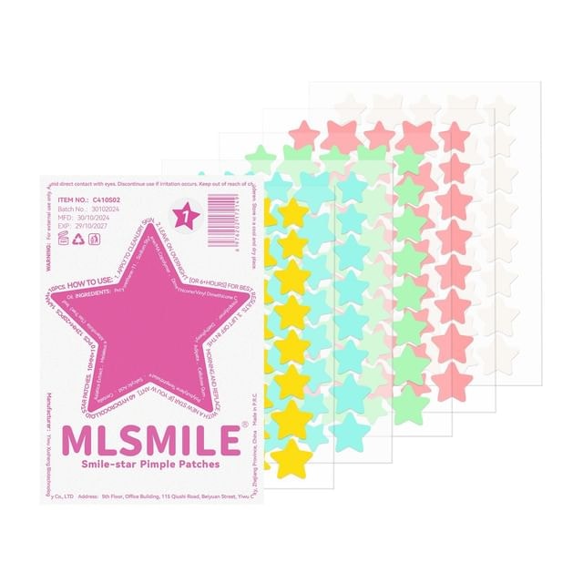 MLSMILE - Smile Star Pimple Patches - 5 Colors