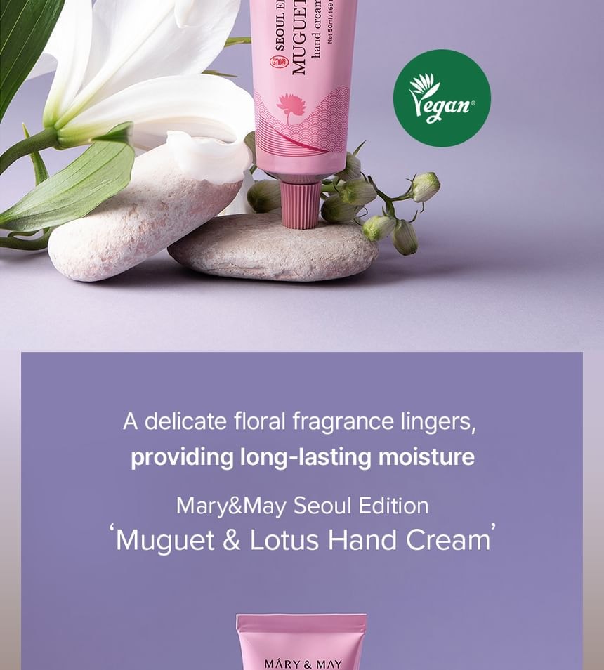 Mary&May - Muguet & Lotus Hand Cream (50ml)