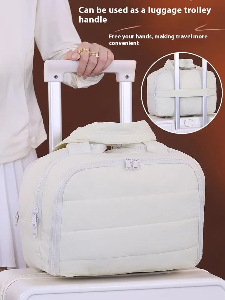 Buttermilk - Large Capacity Cosmetic Makeup Bag / Toiletry Bag